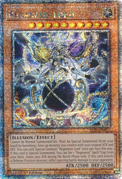 Regenesis Lord [ALIN-EN017] Quarter Century Secret Rare | Galaxy Games LLC