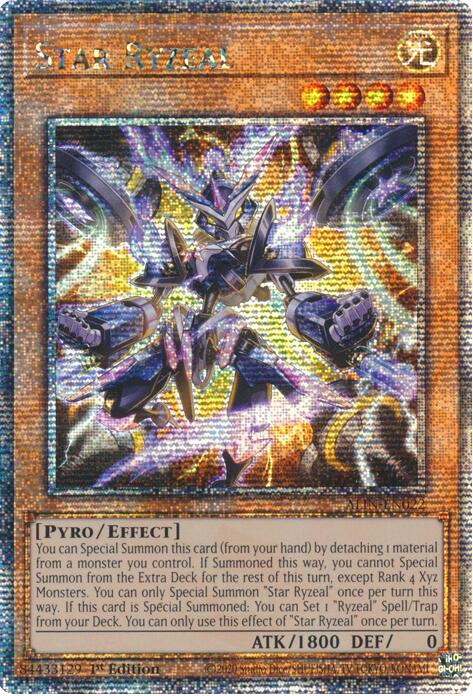 Star Ryzeal [ALIN-EN022] Quarter Century Secret Rare | Galaxy Games LLC