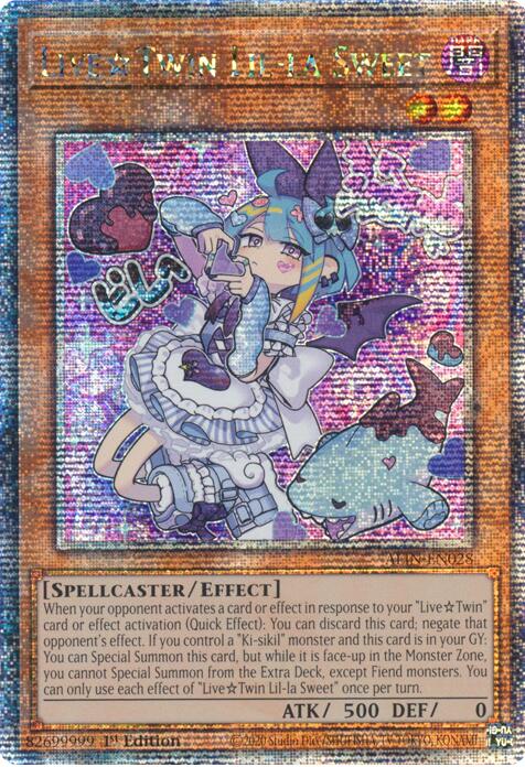 Live Twin Lil-la Sweet [ALIN-EN028] Quarter Century Secret Rare | Galaxy Games LLC