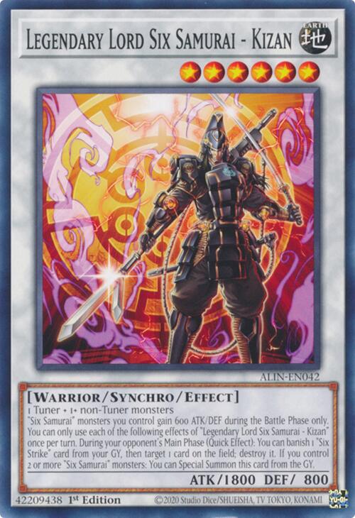 Legendary Lord Six Samurai - Kizan [ALIN-EN042] Common | Galaxy Games LLC