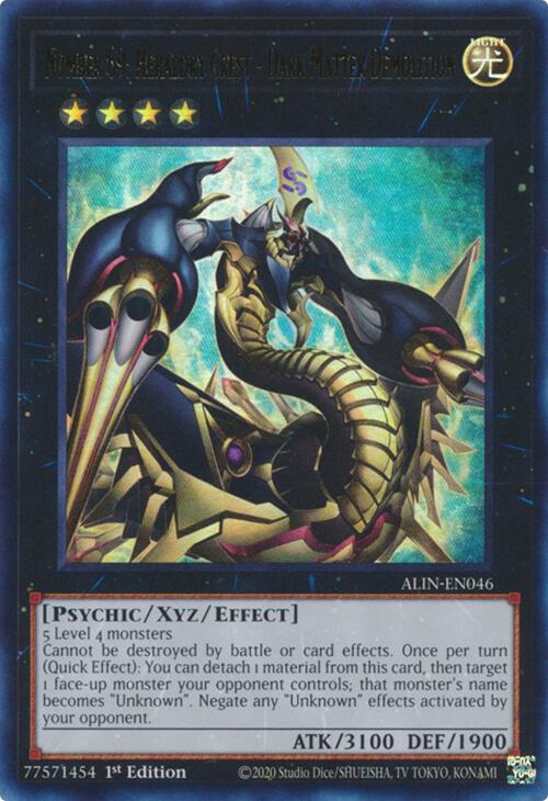 Number 69: Heraldry Crest - Dark Matter Demolition [ALIN-EN046] Ultra Rare | Galaxy Games LLC