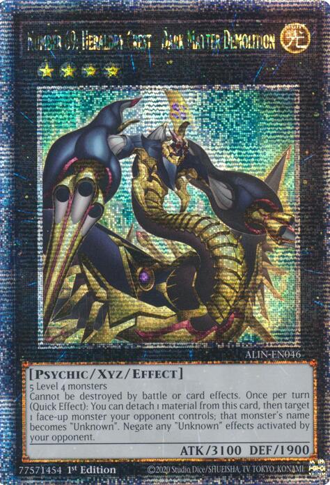 Number 69: Heraldry Crest - Dark Matter Demolition [ALIN-EN046] Quarter Century Secret Rare | Galaxy Games LLC