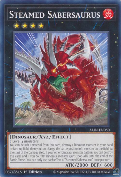 Steamed Sabersaurus [ALIN-EN050] Common | Galaxy Games LLC