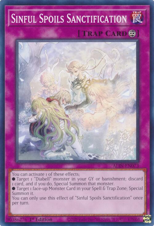 Sinful Spoils Sanctification [ALIN-EN073] Common | Galaxy Games LLC
