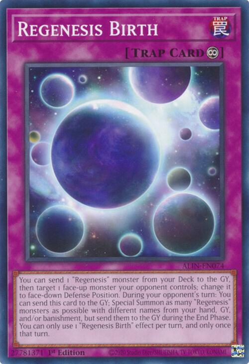 Regenesis Birth [ALIN-EN074] Common | Galaxy Games LLC