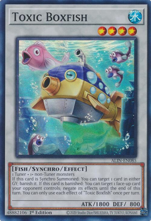 Toxic Boxfish [ALIN-EN085] Super Rare | Galaxy Games LLC