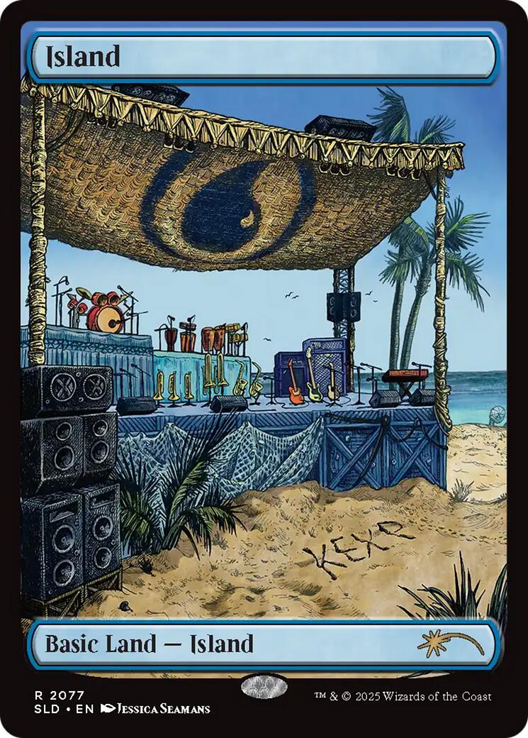 Island (2077) [Secret Lair Drop Series] | Galaxy Games LLC