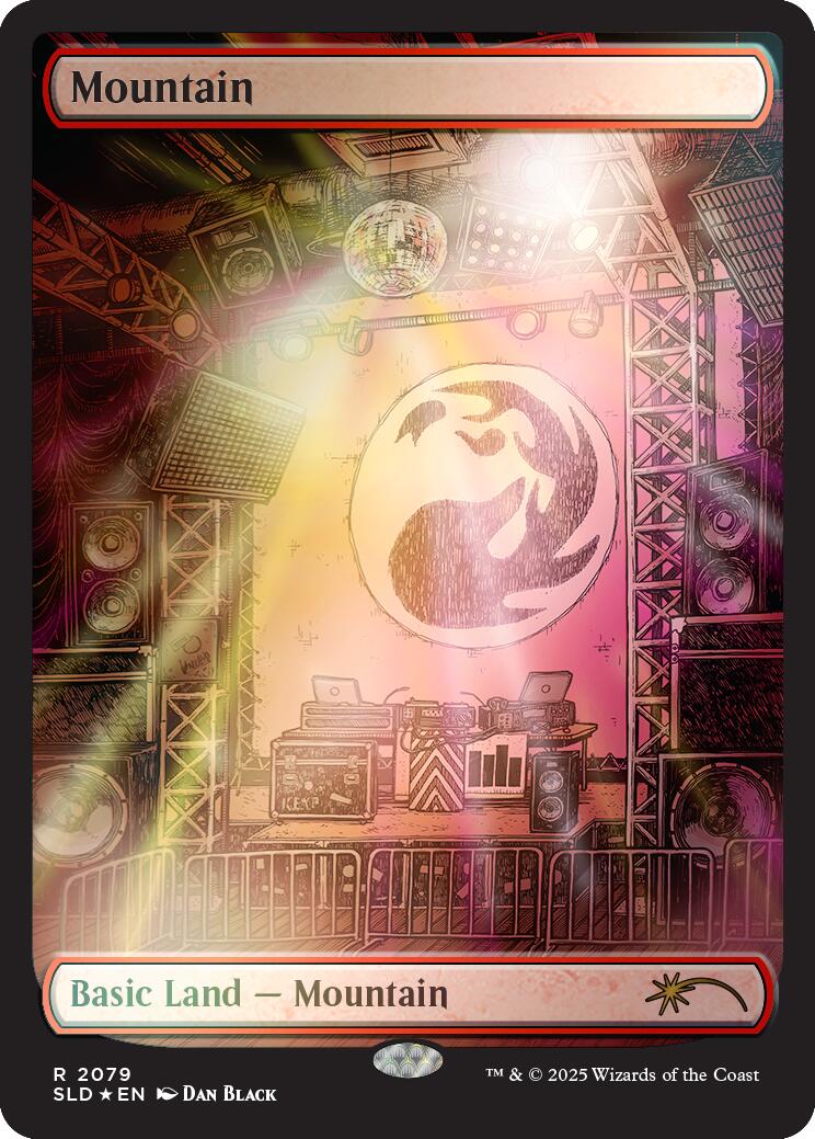 Mountain (2079) (Rainbow Foil) [Secret Lair Drop Series] | Galaxy Games LLC