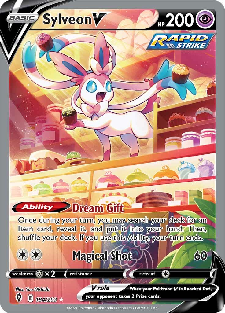 Sylveon V (184/203) [Sword & Shield: Evolving Skies] | Galaxy Games LLC