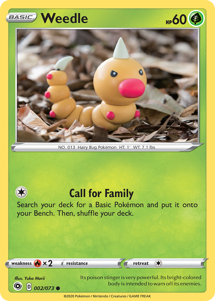 Weedle (002/073) [Sword & Shield: Champion's Path] | Galaxy Games LLC