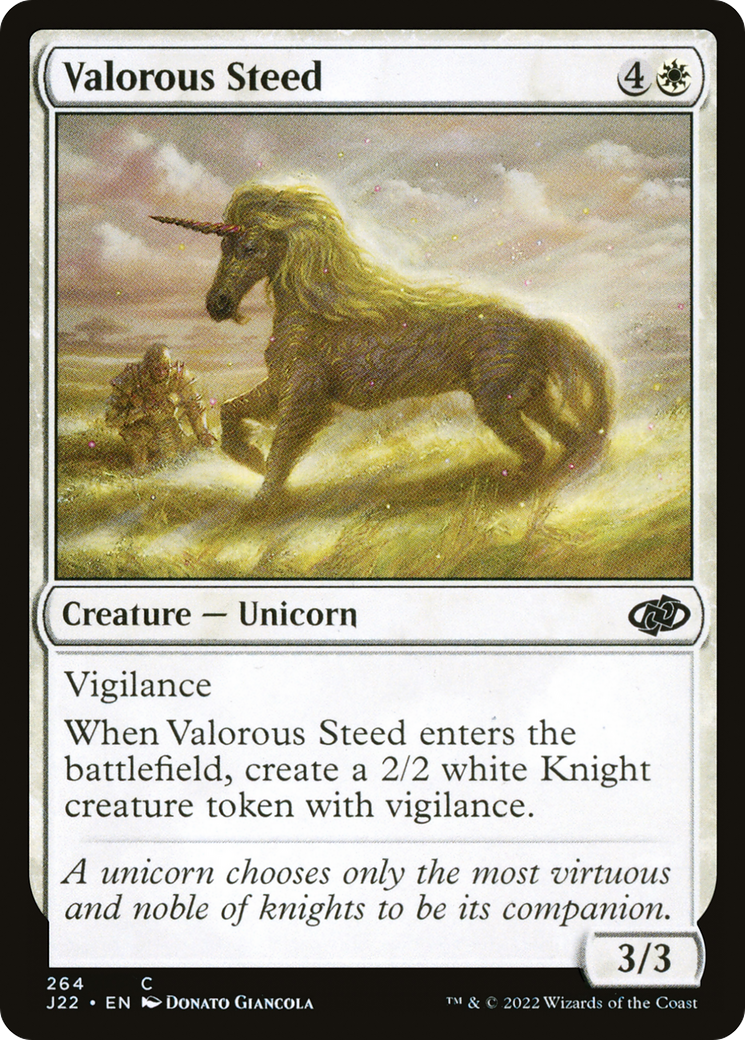 Valorous Steed [Jumpstart 2022] | Galaxy Games LLC