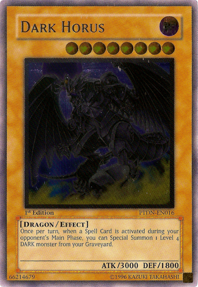 Dark Horus [PTDN-EN016] Ultimate Rare | Galaxy Games LLC