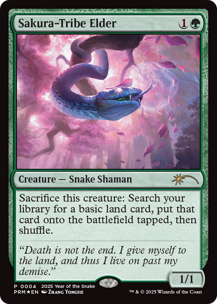 Sakura-Tribe Elder (Year of the Snake 2025) [Standard Showdown Promos] | Galaxy Games LLC