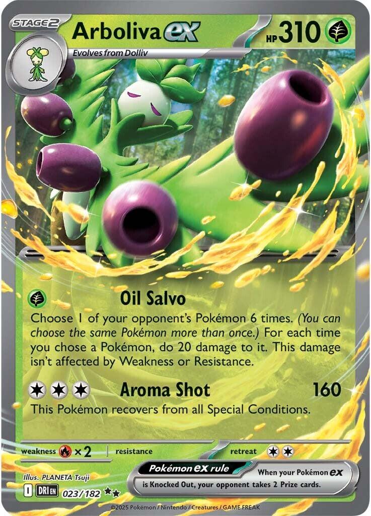 Arboliva ex (023/182) [Scarlet & Violet: Destined Rivals] | Galaxy Games LLC