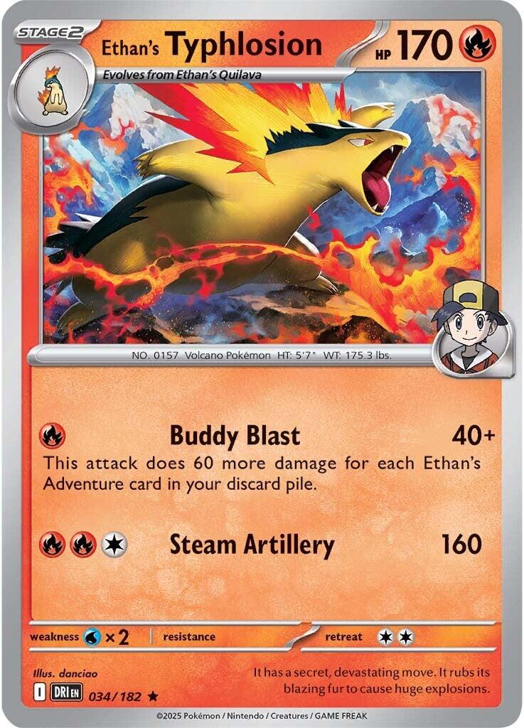 Ethan's Typhlosion (034/182) [Scarlet & Violet: Destined Rivals] | Galaxy Games LLC