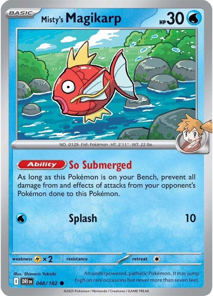Misty's Magikarp (048/182) [Scarlet & Violet: Destined Rivals] | Galaxy Games LLC