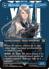 Jill, Shiva's Dominant // Shiva, Warden of Ice (Borderless) (Surge Foil) [FINAL FANTASY] | Galaxy Games LLC