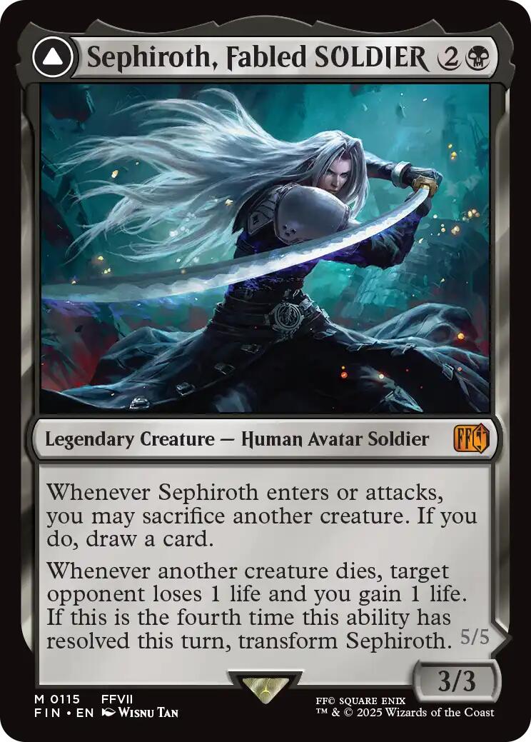 Sephiroth, Fabled SOLDIER // Sephiroth, One-Winged Angel [FINAL FANTASY] | Galaxy Games LLC