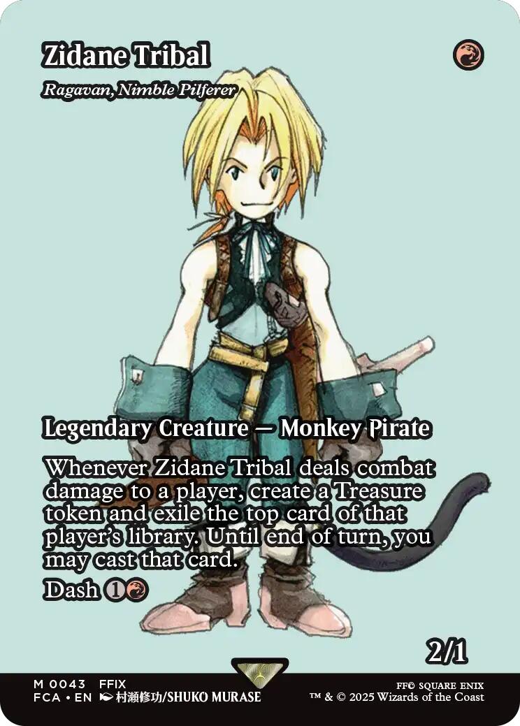 Zidane Tribal - Ragavan, Nimble Pilferer (Showcase) [FINAL FANTASY : Through the Ages] | Galaxy Games LLC
