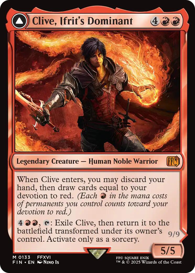 Clive, Ifrit's Dominant // Ifrit, Warden of Inferno [FINAL FANTASY] | Galaxy Games LLC