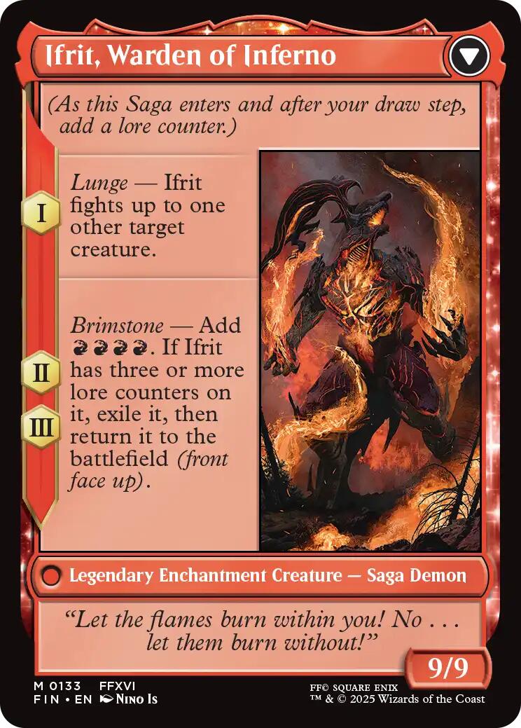 Clive, Ifrit's Dominant // Ifrit, Warden of Inferno [FINAL FANTASY] | Galaxy Games LLC
