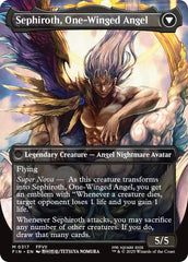 Sephiroth, Fabled SOLDIER // Sephiroth, One-Winged Angel (Borderless) (0317) [FINAL FANTASY] | Galaxy Games LLC
