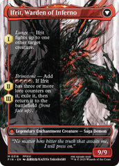 Clive, Ifrit's Dominant // Ifrit, Warden of Inferno (Borderless) (0318) [FINAL FANTASY] | Galaxy Games LLC