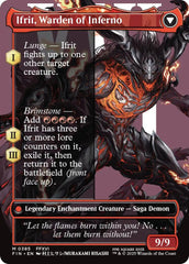 Clive, Ifrit's Dominant // Ifrit, Warden of Inferno (Borderless) (0385) [FINAL FANTASY] | Galaxy Games LLC