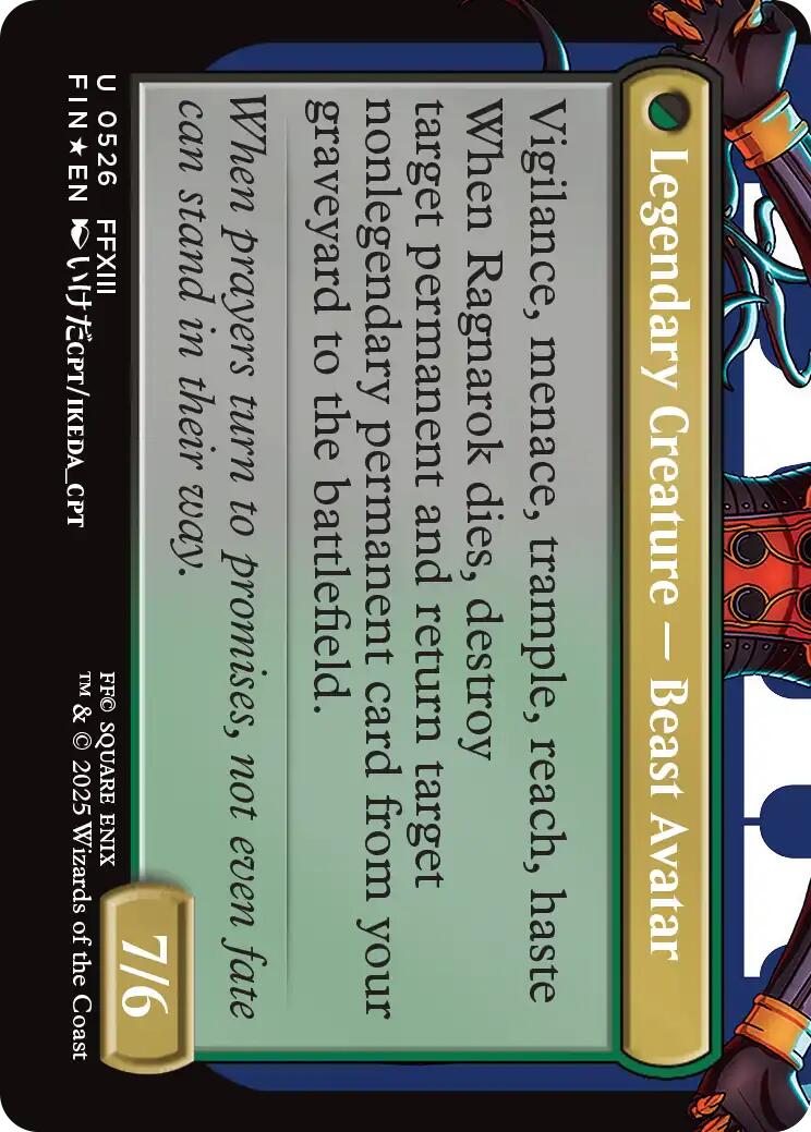 Fang, Fearless l'Cie (Borderless) (Surge Foil) [FINAL FANTASY] | Galaxy Games LLC