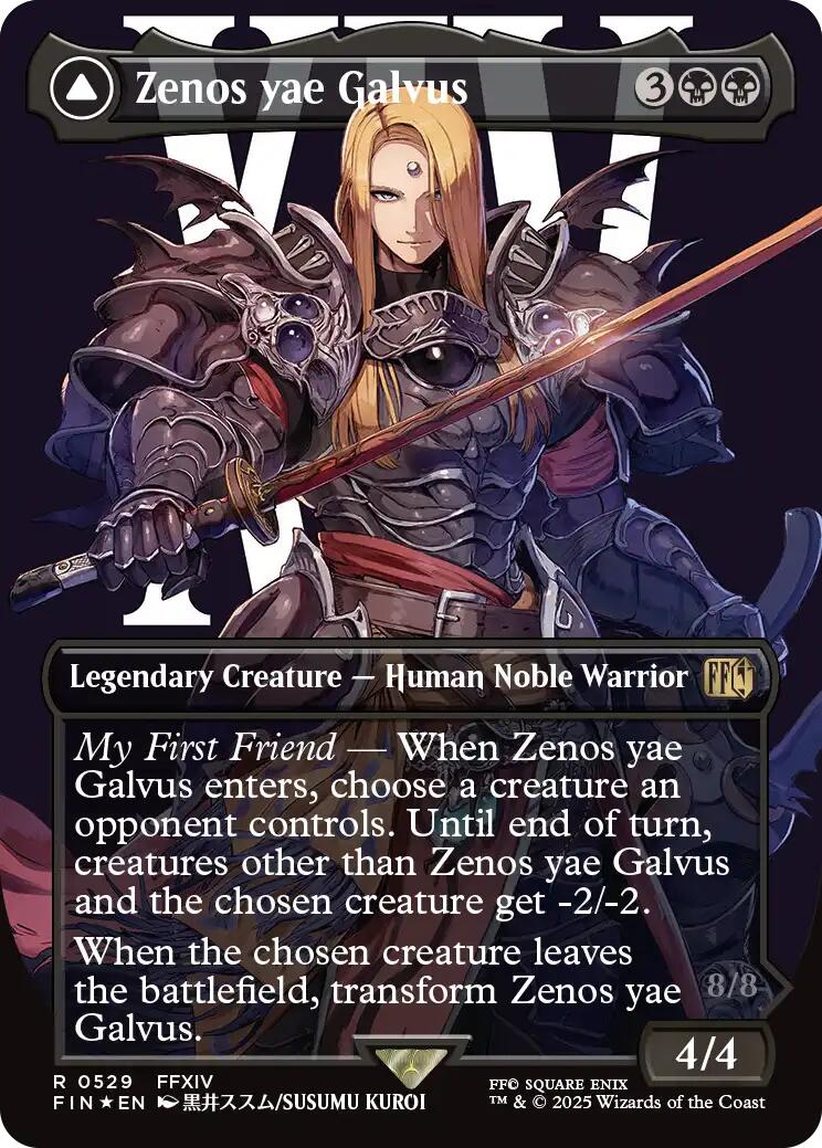 Zenos yae Galvus // Shinryu, Transcendent Rival (Borderless) (Surge Foil) [FINAL FANTASY] | Galaxy Games LLC