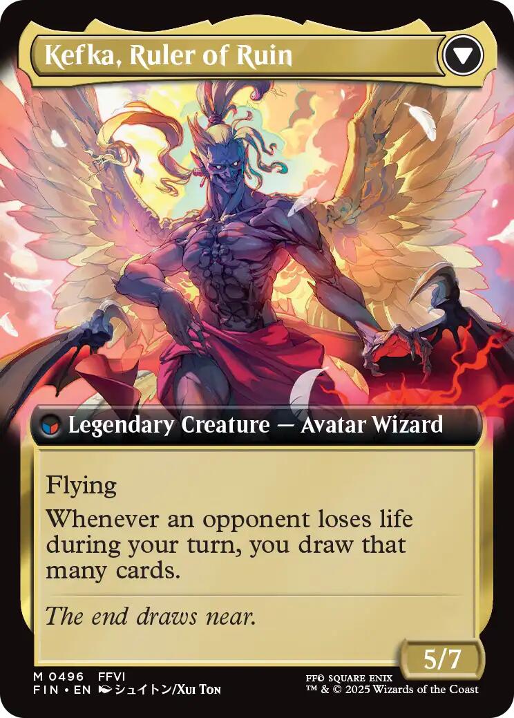 Kefka, Court Mage // Kefka, Ruler of Ruin (Extended Art) [FINAL FANTASY] | Galaxy Games LLC