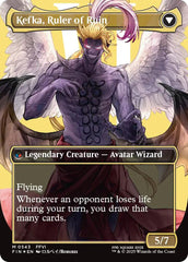 Kefka, Court Mage // Kefka, Ruler of Ruin (Borderless) (Surge Foil) [FINAL FANTASY] | Galaxy Games LLC