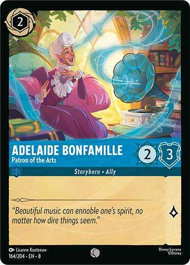 Adelaide Bonfamille - Patron of the Arts (164/204) [Reign of Jafar] | Galaxy Games LLC