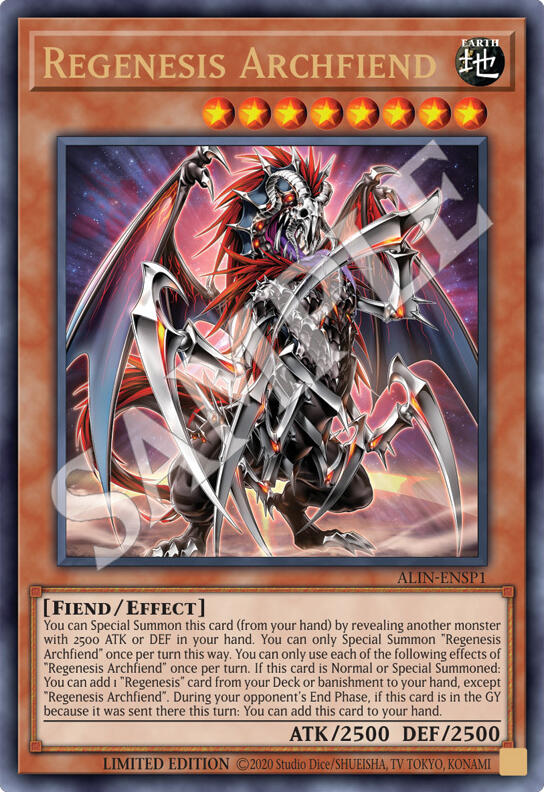 Regenesis Archfiend [ALIN-ENSP1] Ultra Rare | Galaxy Games LLC
