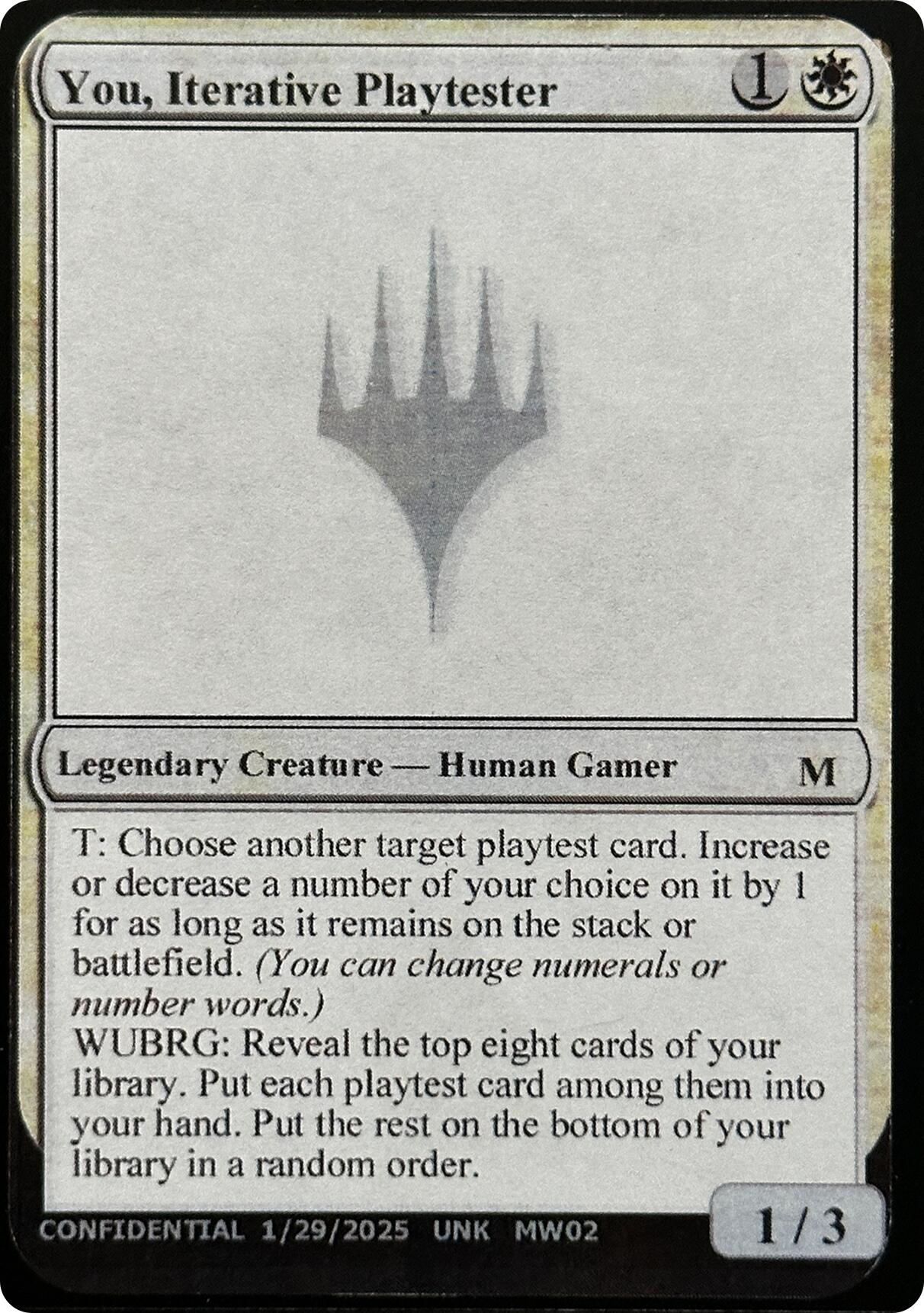 You, Iterative Playtester [Unknown Event] | Galaxy Games LLC