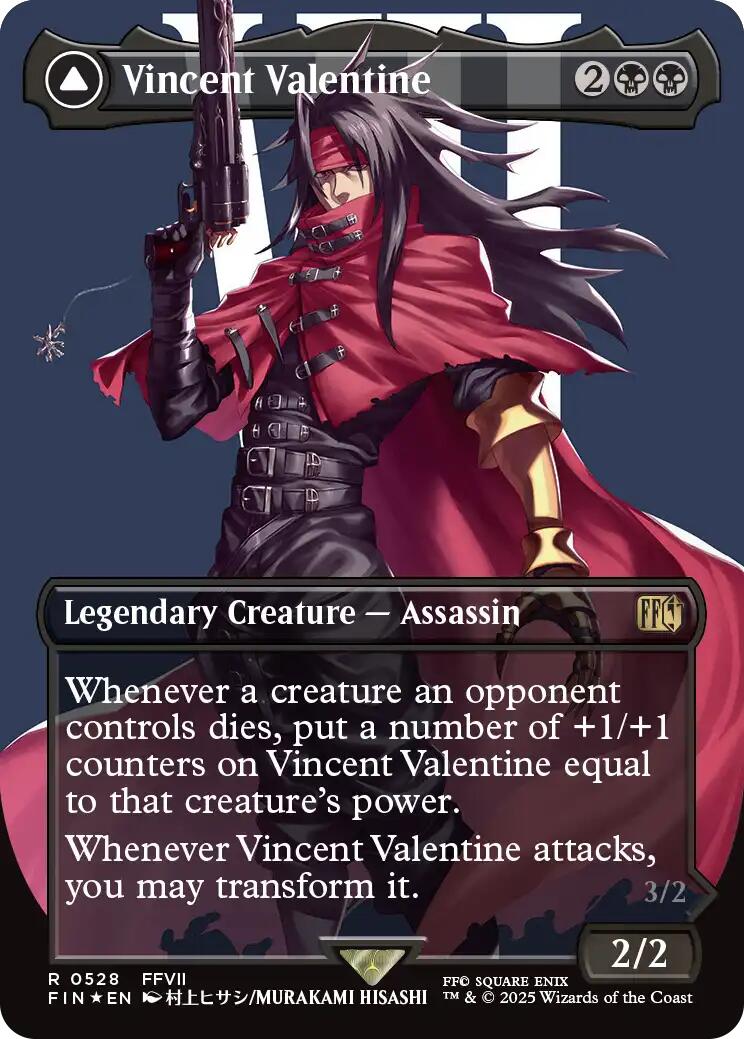 Vincent Valentine // Galian Beast (Borderless) (Surge Foil) [FINAL FANTASY] | Galaxy Games LLC
