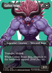 Vincent Valentine // Galian Beast (Borderless) (Surge Foil) [FINAL FANTASY] | Galaxy Games LLC