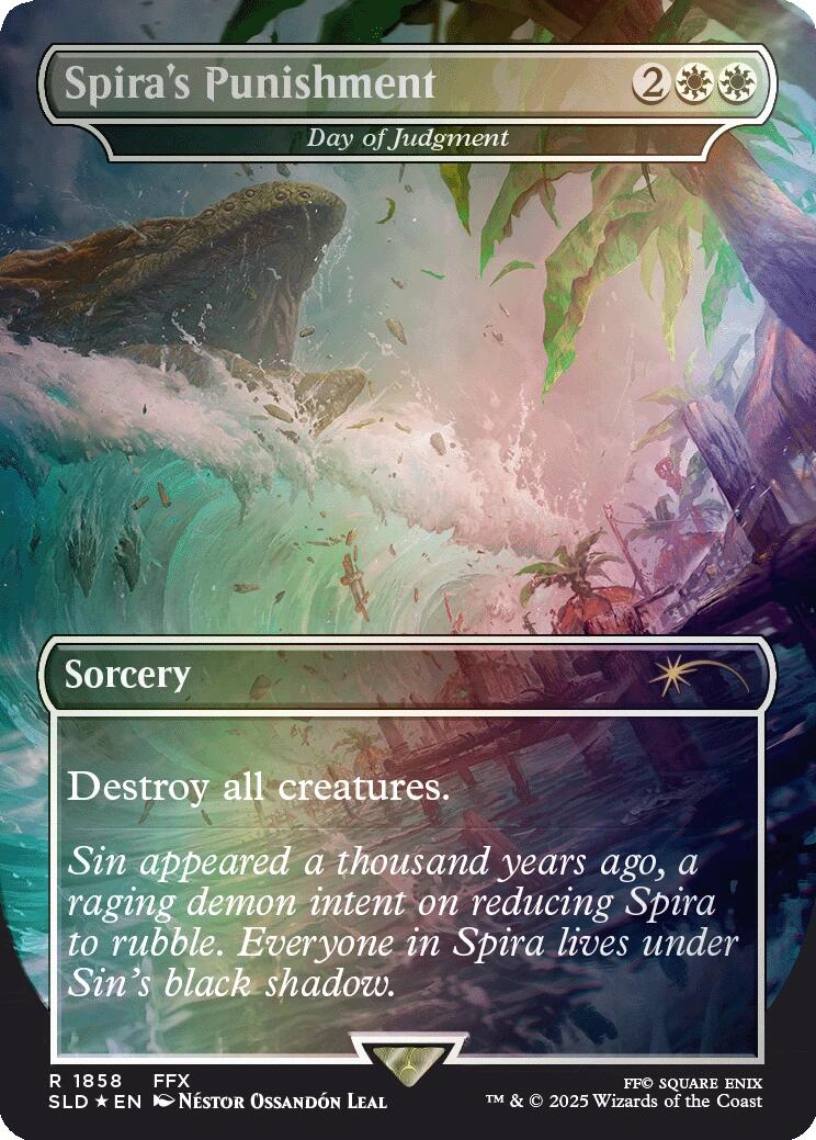 Spira's Punishment - Day of Judgment (Rainbow Foil) [Secret Lair Drop Series] | Galaxy Games LLC