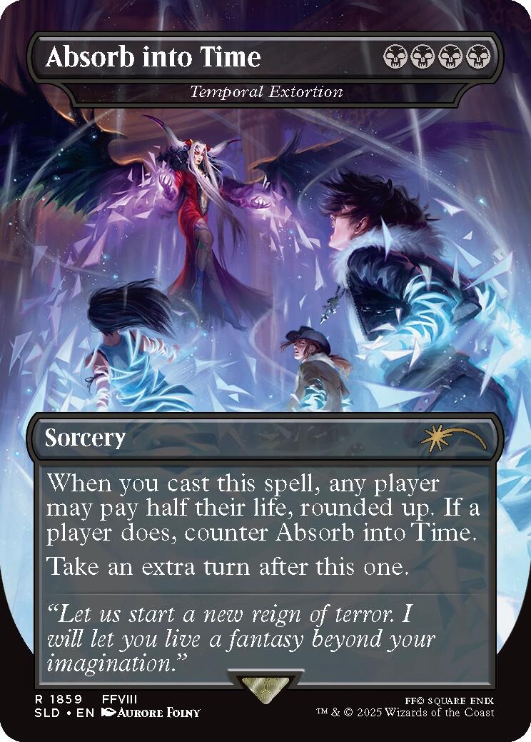 Absorb into Time - Temporal Extortion [Secret Lair Drop Series] | Galaxy Games LLC