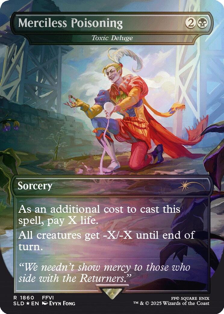 Merciless Poisoning - Toxic Deluge (Rainbow Foil) [Secret Lair Drop Series] | Galaxy Games LLC