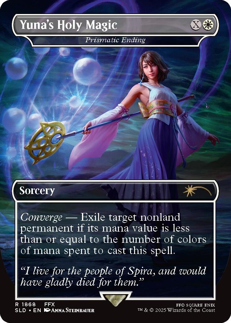 Yuna's Holy Magic - Prismatic Ending [Secret Lair Drop Series] | Galaxy Games LLC
