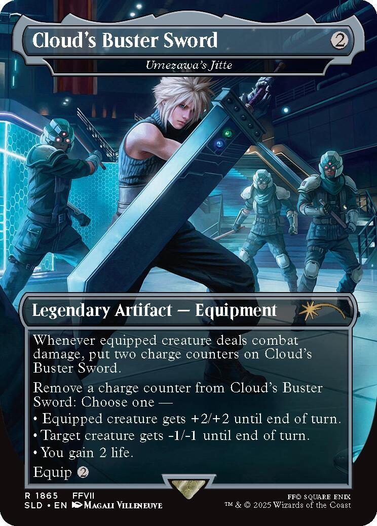 Cloud's Buster Sword - Umezawa's Jitte [Secret Lair Drop Series] | Galaxy Games LLC