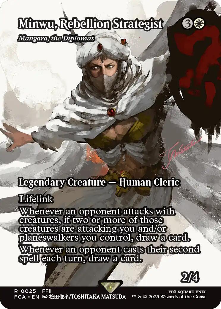 Minwu, Rebellion Strategist - Mangara, the Diplomat (Showcase) [FINAL FANTASY : Through the Ages] | Galaxy Games LLC