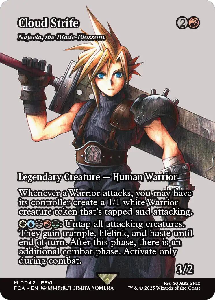 Cloud Strife - Najeela, the Blade-Blossom (Showcase) [FINAL FANTASY : Through the Ages] | Galaxy Games LLC