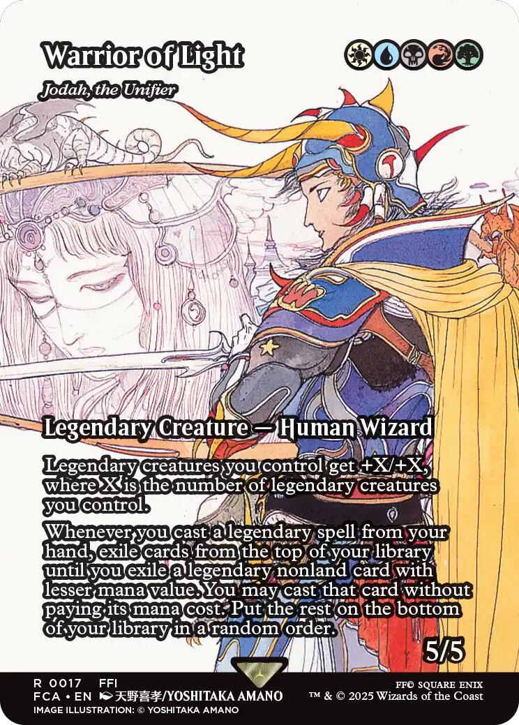 Warrior of Light - Jodah, the Unifier (Showcase) [FINAL FANTASY : Through the Ages] | Galaxy Games LLC