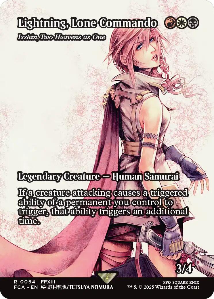 Lightning, Lone Commando - Isshin, Two Heavens as One (Showcase) [FINAL FANTASY : Through the Ages] | Galaxy Games LLC