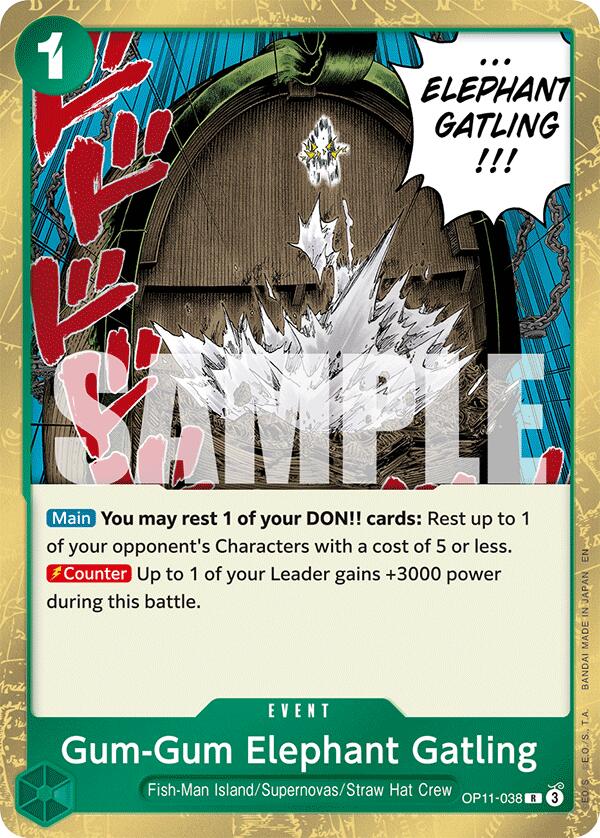 Gum-Gum Elephant Gatling [A Fist of Divine Speed] | Galaxy Games LLC