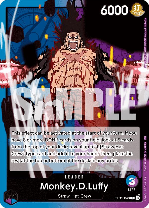 Monkey.D.Luffy (040) [A Fist of Divine Speed] | Galaxy Games LLC