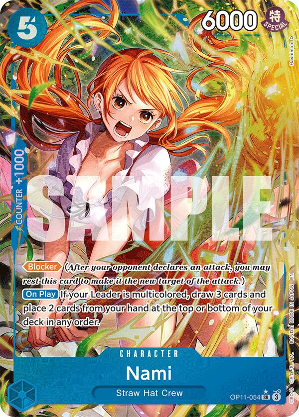 Nami (054) (Alternate Art) [A Fist of Divine Speed] | Galaxy Games LLC