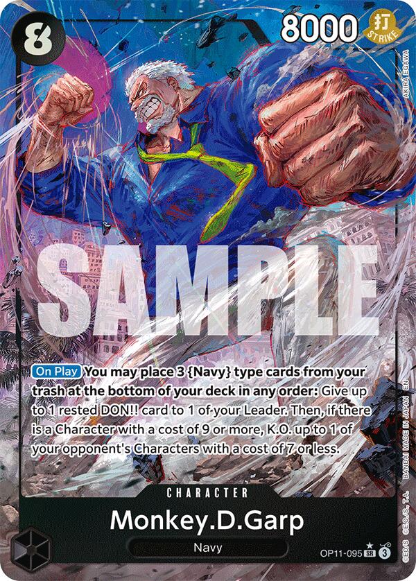 Monkey.D.Garp (Alternate Art) [A Fist of Divine Speed] | Galaxy Games LLC